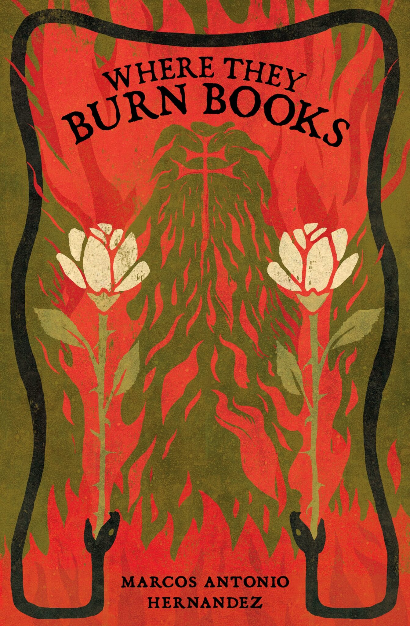 Cover of Where They Burn Books by Marcos Antonio Hernandez